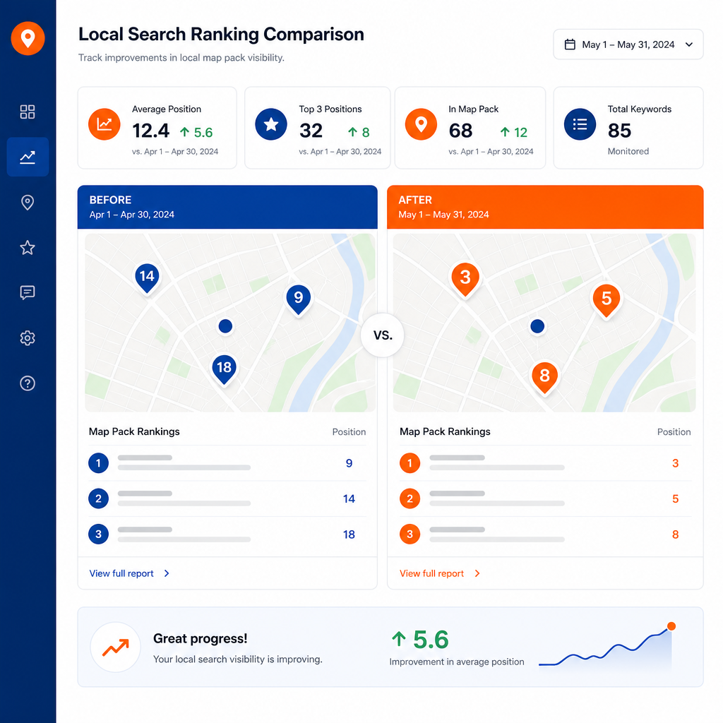 Ejemplo de proceso de optimización de SEO Local
