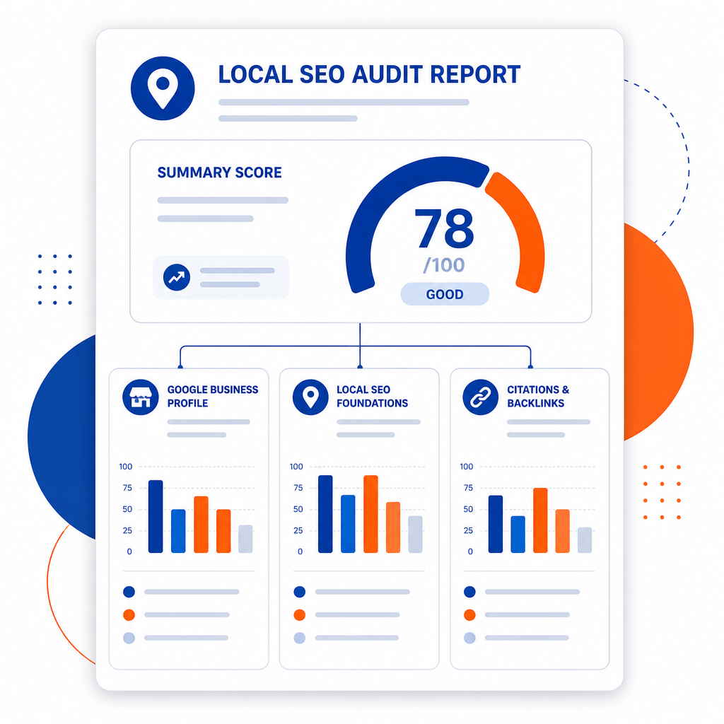 Ejemplo ilustrativo de estructura de un informe de auditoría SEO Local
