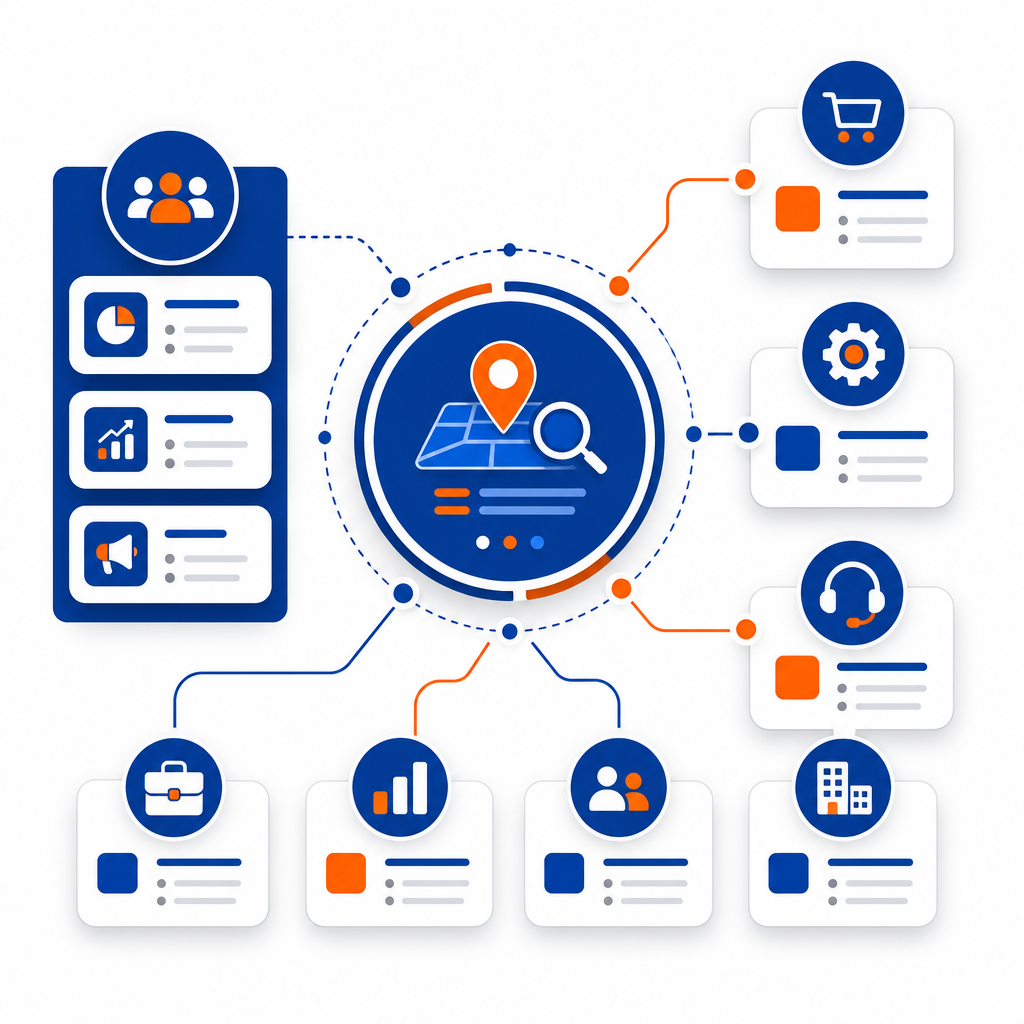 Ejemplo ilustrativo de coordinación entre equipos para una estrategia de SEO Local en empresas