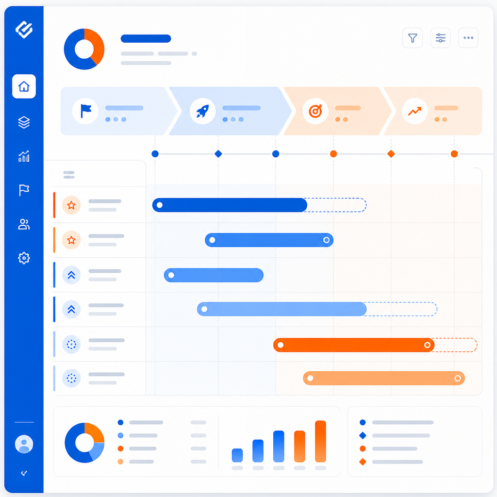 Ejemplo ilustrativo de roadmap priorizado de tácticas de link building por fase
